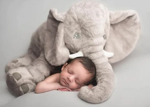 Load image into Gallery viewer, Baby Elephant Cuddle Pillow