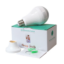Load image into Gallery viewer, 1080P Light Camera Panoramic Bulb Wifi Smart Led Bulb Light Camera