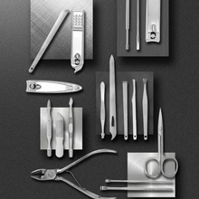 Load image into Gallery viewer, 19 in 1 Stainless Steel Manicure set Nail clipper Kit