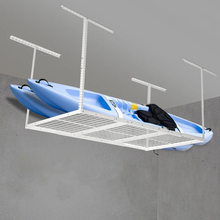 Load image into Gallery viewer, Large Capacity Overhead Hanging Garage Ceiling Storage Shelf Rack 6FT