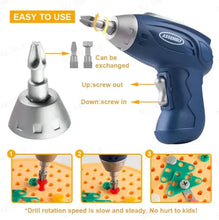 Load image into Gallery viewer, Children Electric Drill Puzzle Toolbox