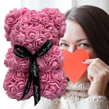 Load image into Gallery viewer, Roses teddy bear