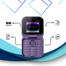 Load image into Gallery viewer, Dual Sim Small Folding Cell Phone
