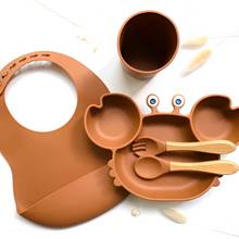 Load image into Gallery viewer, Whale Shaped Baby and Toddler Dinner Set
