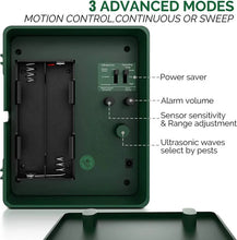 Load image into Gallery viewer, Woodpecker Ultrasonic Repeller for Effective Bird Control - Get Rid of Woodpeckers