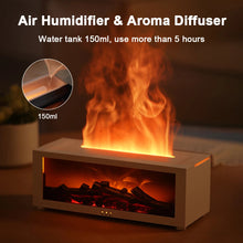 Load image into Gallery viewer, Realistic Flame Aroma Oil Diffuser and Humidifier