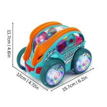 Load image into Gallery viewer, LED Somersault Vehicle Toy with Music and 360 Rotation