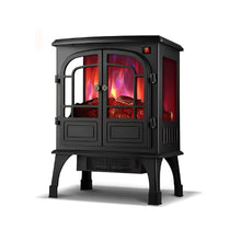Load image into Gallery viewer, European Style Electric Fireplace Heater with 3D Flame Simulation for Living Room