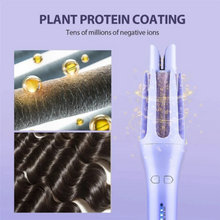 Load image into Gallery viewer, 2 in 1 Rotating Ceramic Curling Wand, 1.26 in Automatic Hair Curler