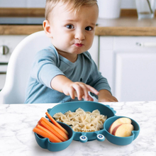 Load image into Gallery viewer, Whale Shaped Baby Dinner Set with Suction Base for Toddlers