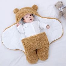 Load image into Gallery viewer, Baby Bear Swaddle Blanket