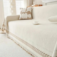 Load image into Gallery viewer, Serene Oasis Couch Cover, Pet-Friendly Stain-Resistant Chenille Cotton