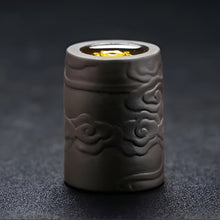 Load image into Gallery viewer, Purple Clay Dragon Relief Handmade Teapot for Traditional Tea Ceremony