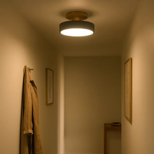 Load image into Gallery viewer, Modern LED Round Ceiling Light, Sleek Minimal Semi-Flush Mount