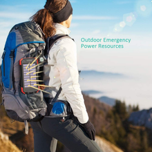 Load image into Gallery viewer, Portable Solar Power Bank with Wireless Charging