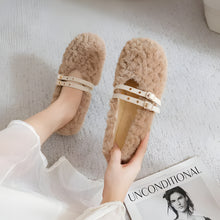 Load image into Gallery viewer, Women's Plush Warm Loafers for Work and Casual Wear