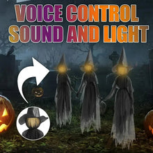 Load image into Gallery viewer, Glowing Hand-Holding Halloween Witch Decor
