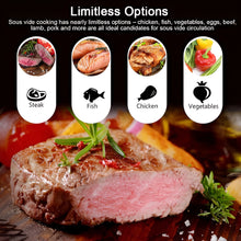 Load image into Gallery viewer, Precision 1100W Sous Vide Immersion Cooker with Digital LCD Touch Control