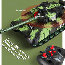 Load image into Gallery viewer, Large RC Tank Battle Car Remote Control War Machine Toy for Kids