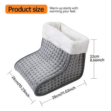 Load image into Gallery viewer, Soft Plush Electric Foot Warmer with Adjustable Temperature