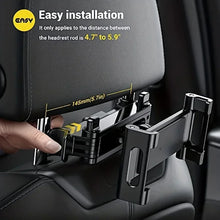 Load image into Gallery viewer, Universal Headrest Car Tablet Holder and Mount