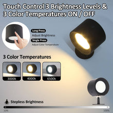 Load image into Gallery viewer, LED Wall Lamp - Rechargeable, Magnetic & Dual-Sided Lighting for Indoor Use