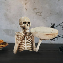 Load image into Gallery viewer, Spooky Skeleton Halloween Candy Bowl