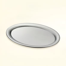 Load image into Gallery viewer, Premium Stainless Steel Oval Dinner Plates for Everyday Meals and Entertaining