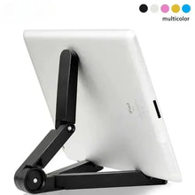 Load image into Gallery viewer, Foldable Desktop Tablet Holder and Phone Stand