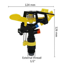 Load image into Gallery viewer, 360 Degree Adjustable Rocker Impact Water Sprinkler
