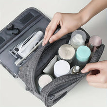 Load image into Gallery viewer, Hanging Travel Toiletry Bag for Personal Hygiene and Cosmetics