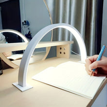 Load image into Gallery viewer, Arc Desk Lamp with LED Panel and Adjustable Color Temperature