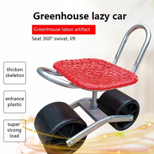 Load image into Gallery viewer, 360 Degree Rotating Garden Mobile Seat for Comfortable Gardening and Greenhouse Work