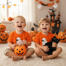 Load image into Gallery viewer, Kids Halloween Funny Print T-Shirt for Boys and Girls