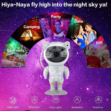 Load image into Gallery viewer, Astronaut Projector Galaxy Starry Sky Night Light