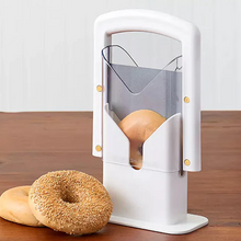 Load image into Gallery viewer, Stainless Steel Bagel Slicer For Small & Large Bagels