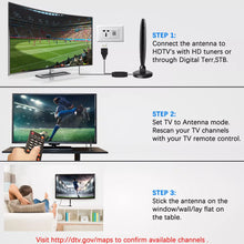 Load image into Gallery viewer, HDTV 4K Magnetic Digital Antenna High-Performance Indoor Antenna with Amplifier