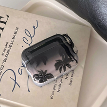 Load image into Gallery viewer, Black Coconut Tree Shockproof Wireless Charging Case for AirPods
