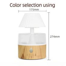 Load image into Gallery viewer, Rain Cloud Humidifier - Cool Mist Aromatherapy Diffuser, USB-Powered with Night Light