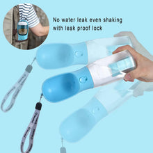 Load image into Gallery viewer, Dog Water Bottle With Food Container