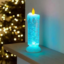 Load image into Gallery viewer, LED Christmas Candles Rechargeable With Glitter