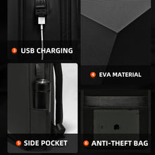 Load image into Gallery viewer, Anti Theft Laptop Backpack, Business Travel Bag with Waterproof Material and USB Charging