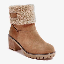 Load image into Gallery viewer, Womens Block Heel Snow Boots | Warm & Stylish - Perfect Winter Gift