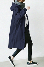 Load image into Gallery viewer, Hooded Waterproof Trench Coat
