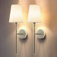 Load image into Gallery viewer, Wireless Fabric Wall Light (SET OF 2 + 2 BULBS FREE)