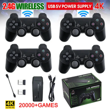 Load image into Gallery viewer, HDMI 4K TV Game Stick Console | 64GB with 20,000+ Retro Games & 2 Wireless Gamepads