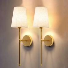 Load image into Gallery viewer, Wireless Fabric Wall Light (SET OF 2 + 2 BULBS FREE)