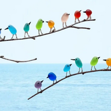 Load image into Gallery viewer, Sea Glass Birds Decor Coastal Love Notes