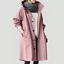 Load image into Gallery viewer, Hooded Waterproof Trench Coat