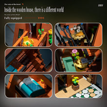 Load image into Gallery viewer, A Frame Cabin Building Blocks Set Creative Technical Assembly Bricks STEM Educational Desktop Model